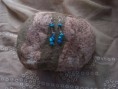 EARRING- "blue as the sky"
